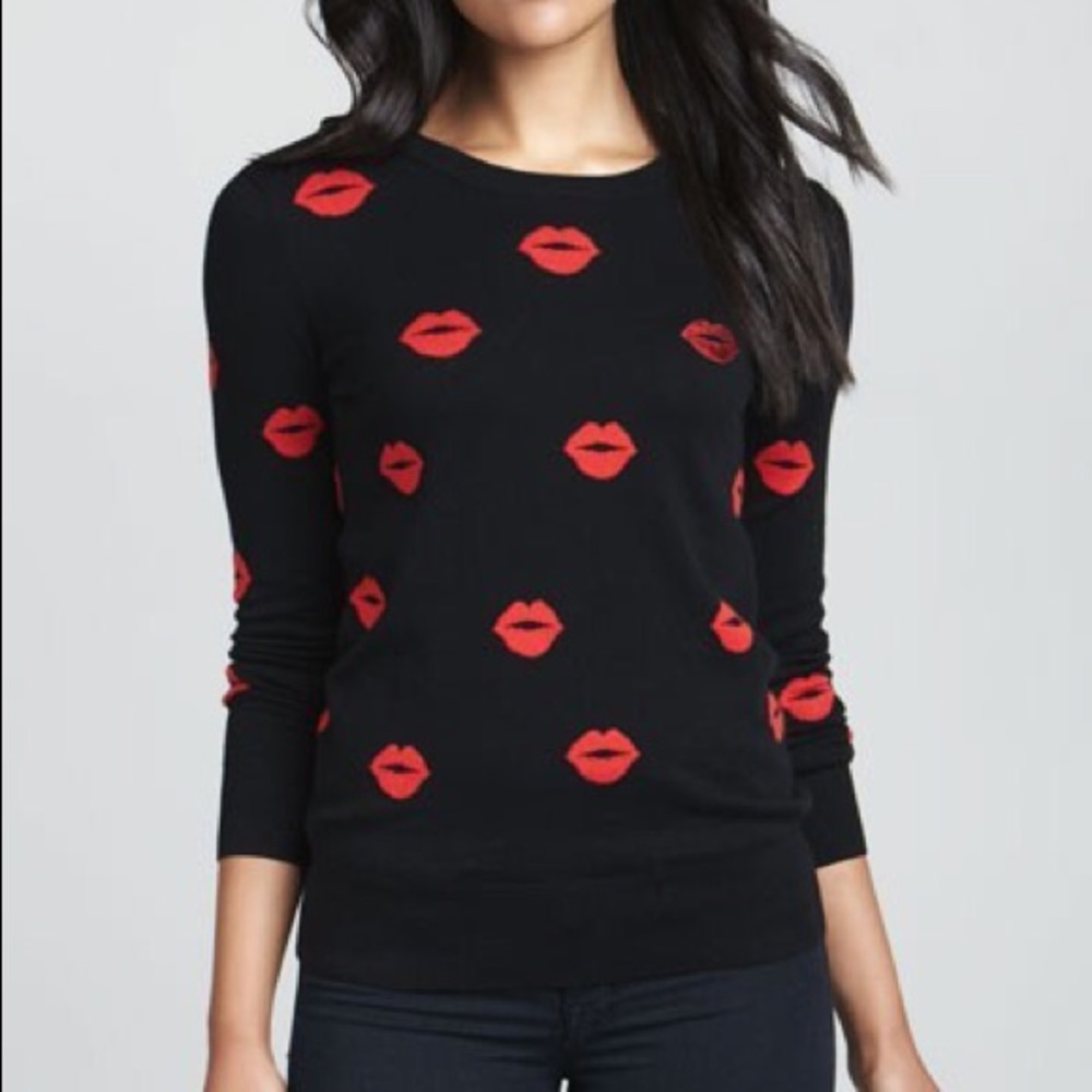 French Connection Lips Sweater
